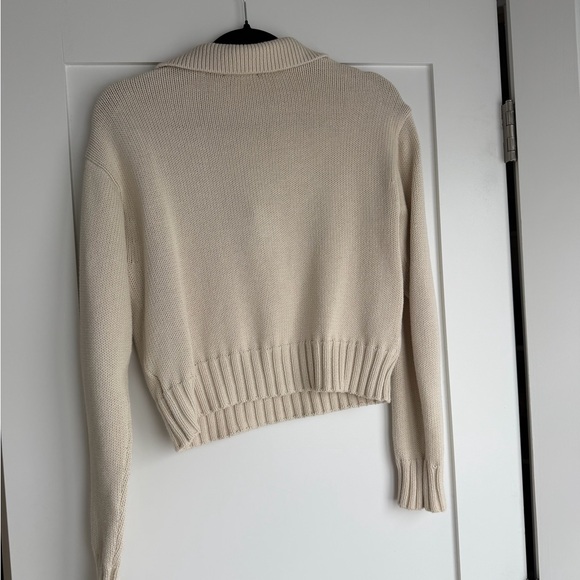 GAP Cream Collared Sweater - Picture 2 of 2